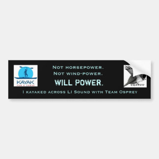 Team Osprey Willpower Bumpersticker