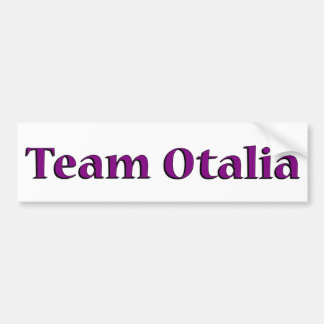 Team Otalia Bumpersticker