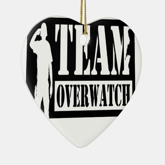 Team Overwatch Keramisch Ornament (Rechts)