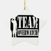 Team Overwatch Keramisch Ornament (Voorkant)