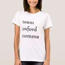 team oxford comma