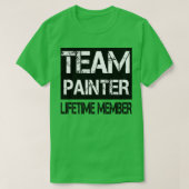 Team Painter Lifetime Lid T-shirt (Design voorkant)