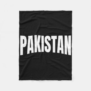 Team Pakistan Wereld Cricket Cup Fan Shirt Jersey Fleece Deken