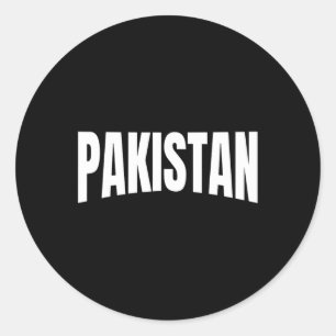 Team Pakistan Wereld Cricket Cup Fan Shirt Jersey Ronde Sticker