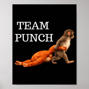Team pakt baby aap pakt trend meme afbeelding Te Poster