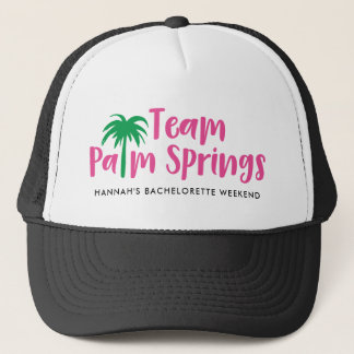 Team Palm Springs Trucker Hat Trucker Pet