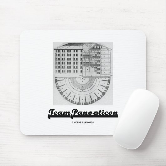 Team Panopticon (Architectuur Jeremy Bentham) Muismat (Met muis)