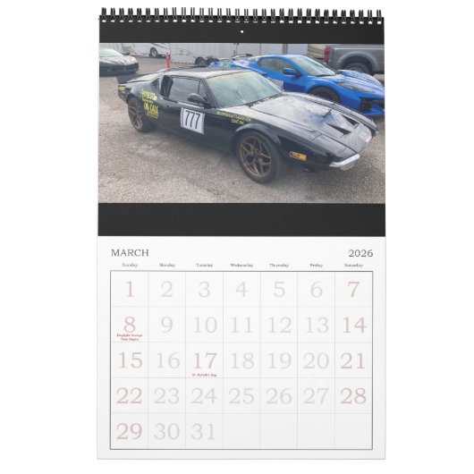 Team Pantera Racing - 2026 Calendar Kalender (Mar 2026)