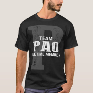 Team PAO Lifetime Lid T-shirt