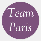 Team Paris Sticker (Voorkant)