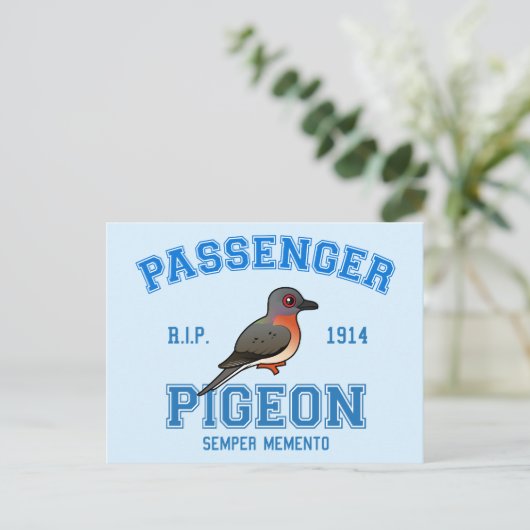 Team Passenger Pigeon Briefkaart (Staand voorkant)