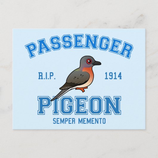Team Passenger Pigeon Briefkaart (Voorkant)