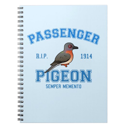 Team Passenger Pigeon Notitieboek (Voorkant)