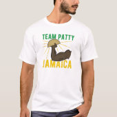 Team Patty Jamaica Funny Jamaican Patty Lover T-shirt (Voorkant)