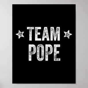 Team Paus - Achternaam _ Paus Familielid Achternaa Poster