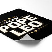 Team Paus Leo Printbare Digitale Download Poster (Hoek)