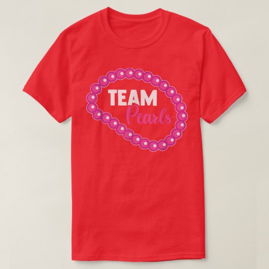 Team Pearls Funny Vrouw Baby T-shirt (Design voorkant)