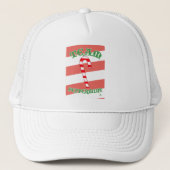 Team Peppermint Funny Christmas Holiday Design Trucker Pet (Voorkant)