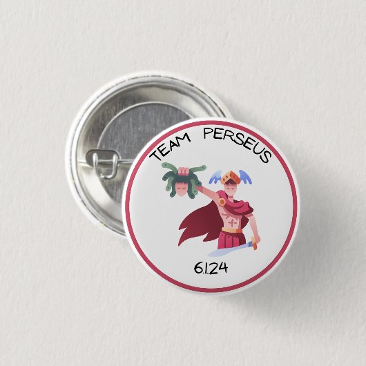 Team Perseus Button (Voorkant /achterkant)
