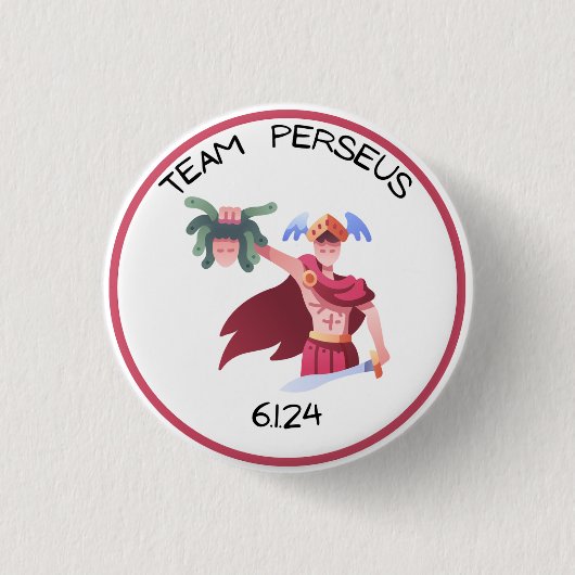 Team Perseus Button (Voorkant)