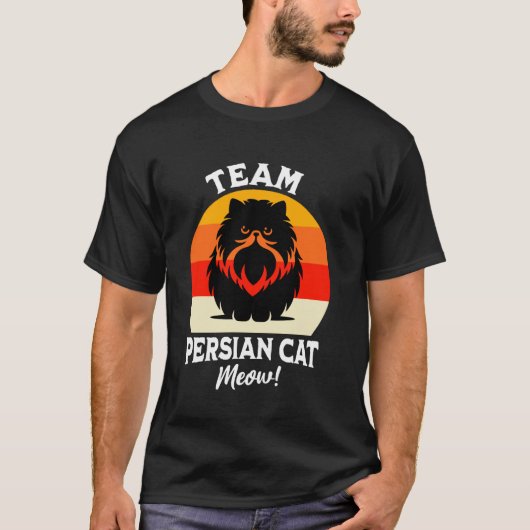 Team Perzische Kat Perzisch T-shirt (Voorkant)