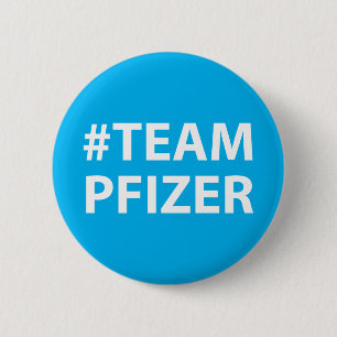 Team Pfizer Covid Badge Pin Button Vaccin