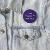 Team Philippe IV Ronde Button 5,7 Cm (In situ)