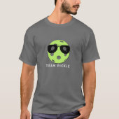 TEAM PICKLE (groene bal met zonnebrillen) T-shirt (Voorkant)