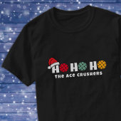 Team Pickleball Ho Ho Ho Kerstmis T-shirt