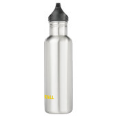 Team Pickleball Yellow Text Game Sports Fun Waterfles (Rechts)