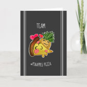 Team Pinapple Pizza Kaart (Voorkant)