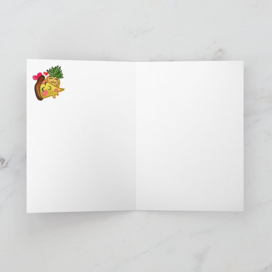 Team Pinapple Pizza Kaart (Binnen)