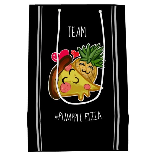 Team Pinapple Pizza Medium Cadeauzakje (Achterkant)
