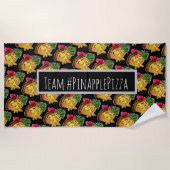 Team Pinapple Pizza Strandlaken (Voorkant)