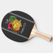 Team Pinapple Pizza Tafeltennisbatje (Zijkant)