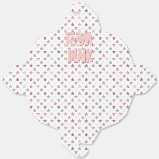 Team Pink/Meisje Bedankdoosjes (Ongevouwen)