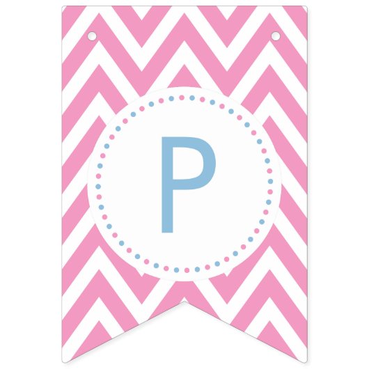 Team Pink of Team Blue Gender Reveal Party Banner (Derde vlag)