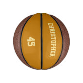 Team Player Club Naam Nummer Aangepaste Monogramme Basketbal (Verticaal)