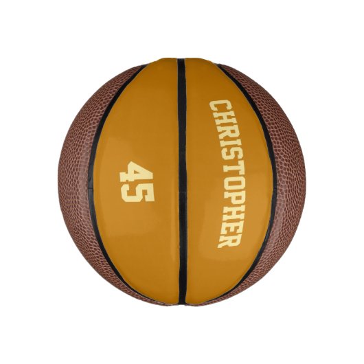 Team Player Club Naam Nummer Aangepaste Monogramme Basketbal (Verticaal)
