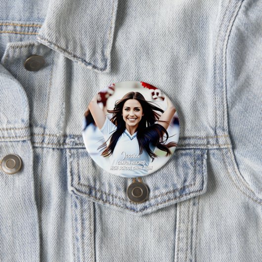 Team Player Custom Photo Button (In situ)