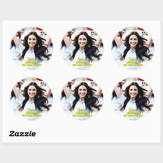 Team Player Custom Photo Sticker Set (Vel)