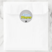 Team Player (set van 20) Ronde Sticker (Tas)
