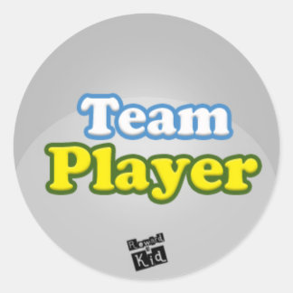 Team Player (set van 20) Ronde Sticker