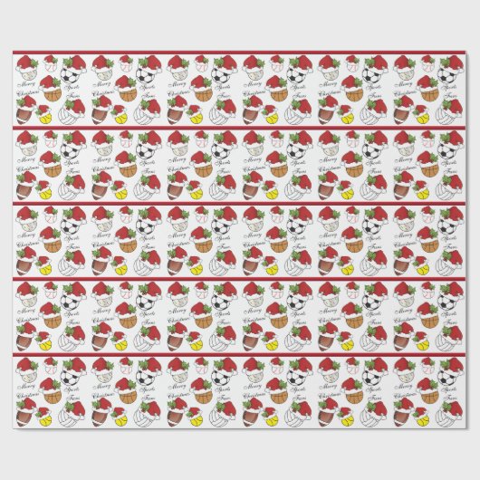 Team Player Sport Balls | Kerstmis Cadeaupapier (Vlak)