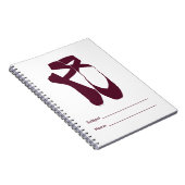 Team Pointe Ballet Amethyst Notitieboek (Rechterzijde)