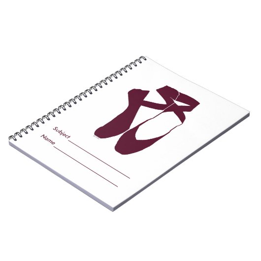 Team Pointe Ballet Amethyst Notitieboek (Linkerzijde)