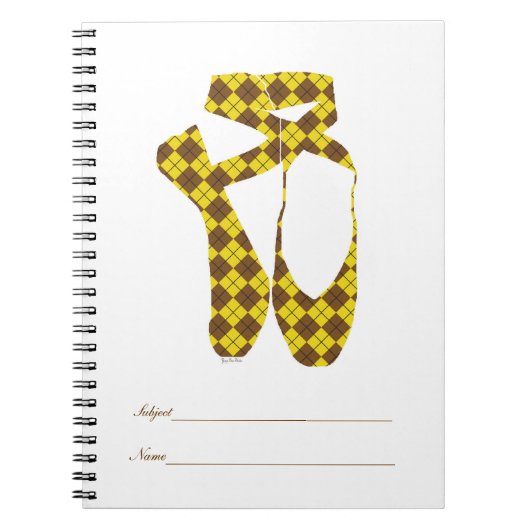 Team Pointe Ballet Argyle Notitieboek (Voorkant)