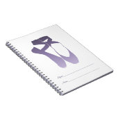 Team Pointe Ballet Lavender Notitieboek (Rechterzijde)
