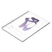 Team Pointe Ballet Lavender Notitieboek (Linkerzijde)