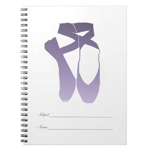 Team Pointe Ballet Lavender Notitieboek (Voorkant)
